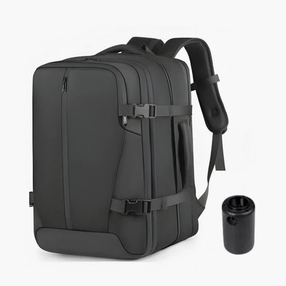 Mochila de Viagem a Vácuo Expansível 60L Mala de Bordo Impermeável