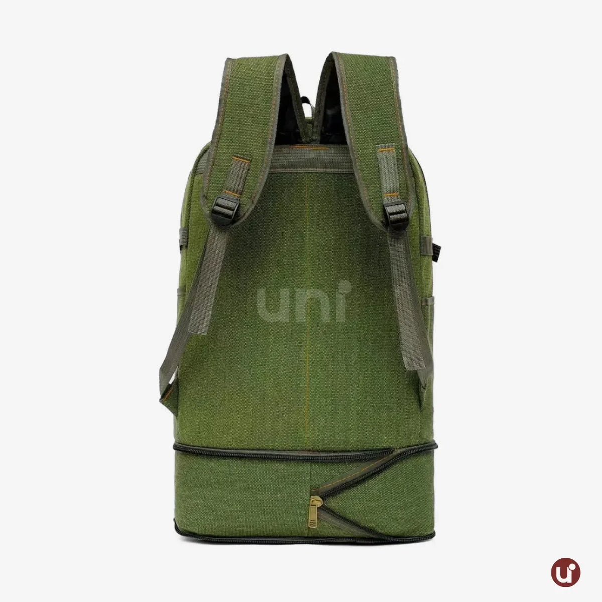 Mochila Masculina de Lona Premium Expansível 50L Resistente à Água