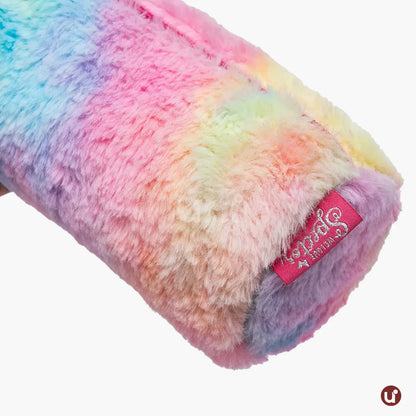 Kit Mochila Escolar de Rodinha Unicórnio Pelúcia 3 Peças - Conforto e Magia