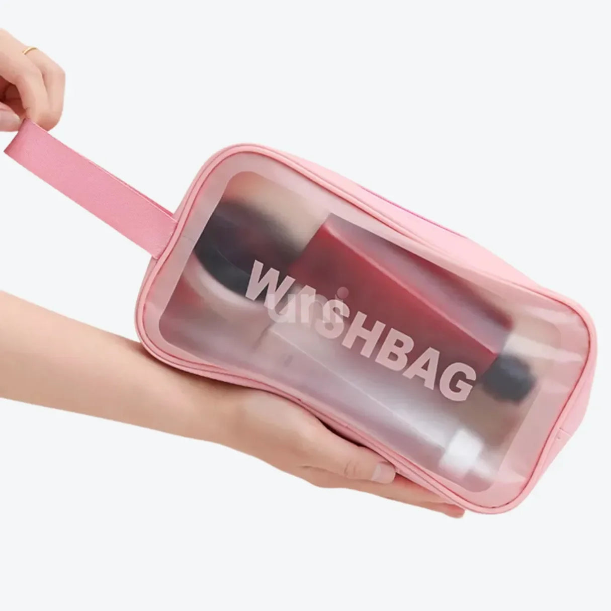 Kit 3 Necessaires Transparentes Impermeáveis para Viagem - WashBags™