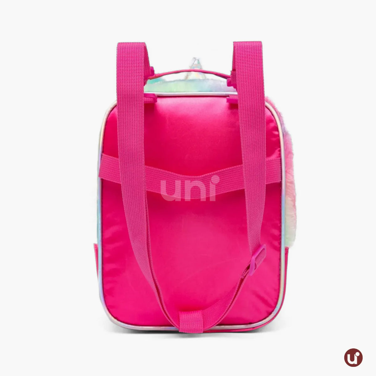 Kit Mochila Escolar de Rodinha Unicórnio Pelúcia 3 Peças - Conforto e Magia