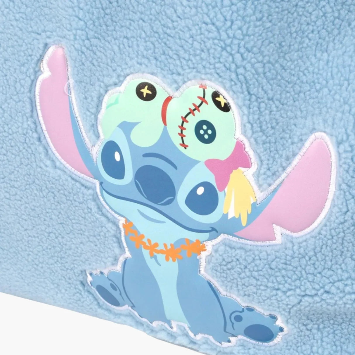 Bolsa Infantil Stitch e Xepa em Pelúcia Disney Premium - Edição Limitada