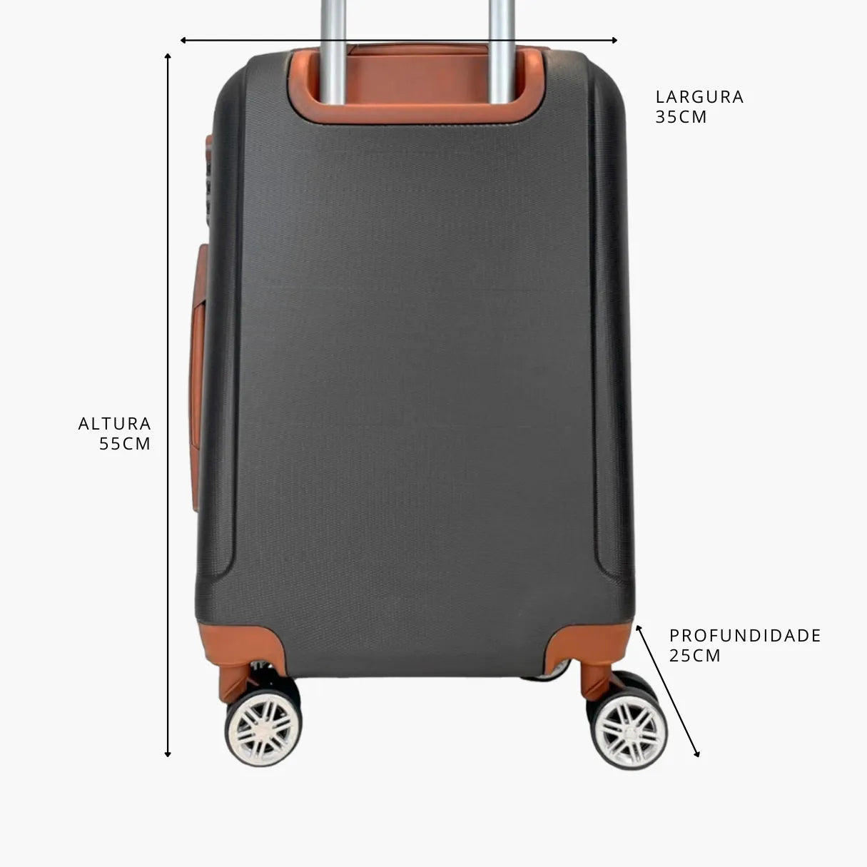 Kit Viagem Premium NovaTech™ + Qualis™ – Mochila 32-40 L + Mala 55x35x25 cm