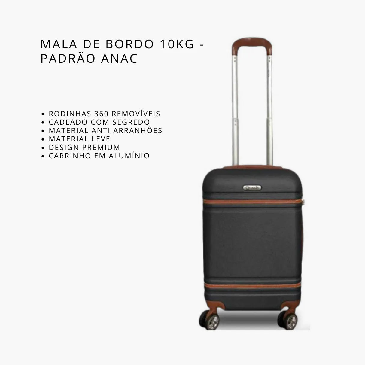 Kit Viagem Premium NovaTech™ + Qualis™ – Mochila 32-40 L + Mala 55x35x25 cm