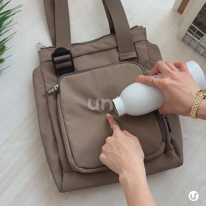 Bolsa Mochila Multifuncional Feminina Viagem e Maternidade 16 Bolsos Impermeável