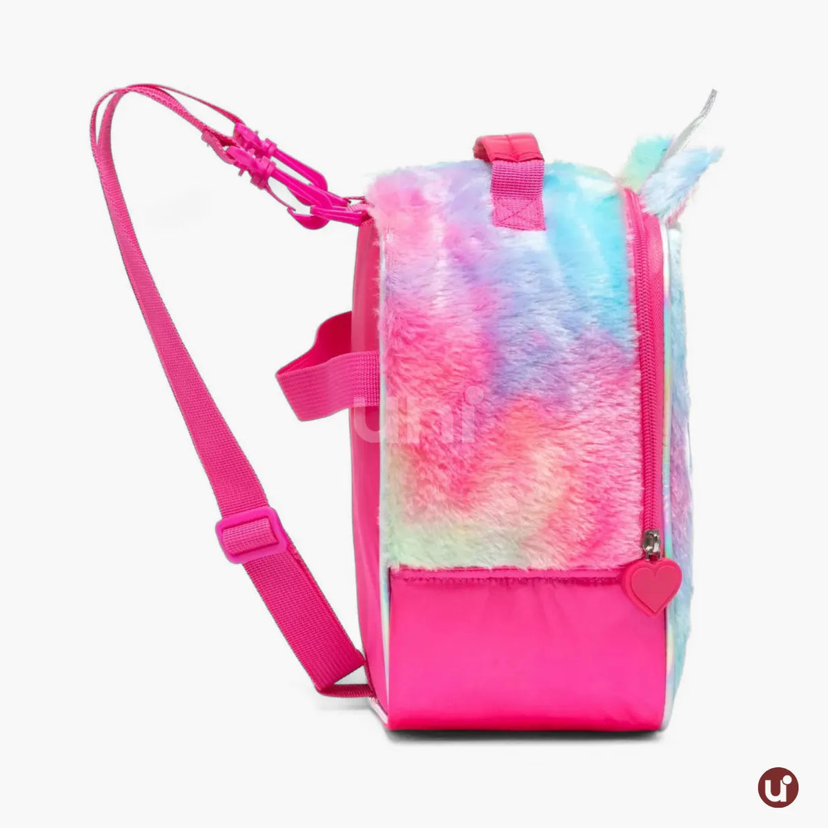 Kit Mochila Escolar de Rodinha Unicórnio Pelúcia 3 Peças - Conforto e Magia