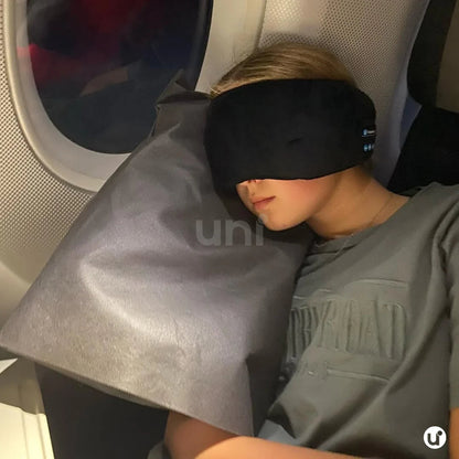 Máscara de Dormir Bluetooth com Fone e Blackout Total - Sono Profundo