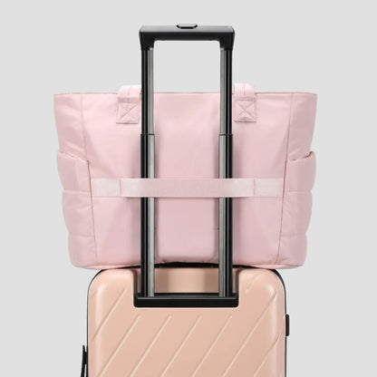 Bolsa Tote Feminina Puffer Impermeável com Porta Notebook - UniBubble™