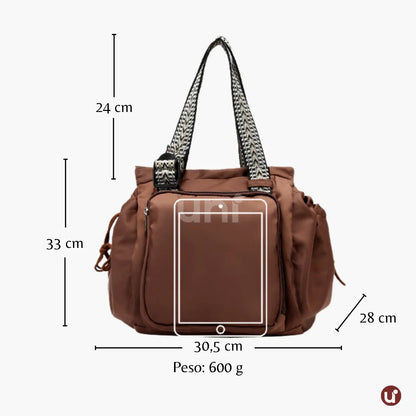 Bolsa Mochila Multifuncional Feminina Viagem e Maternidade 16 Bolsos Impermeável