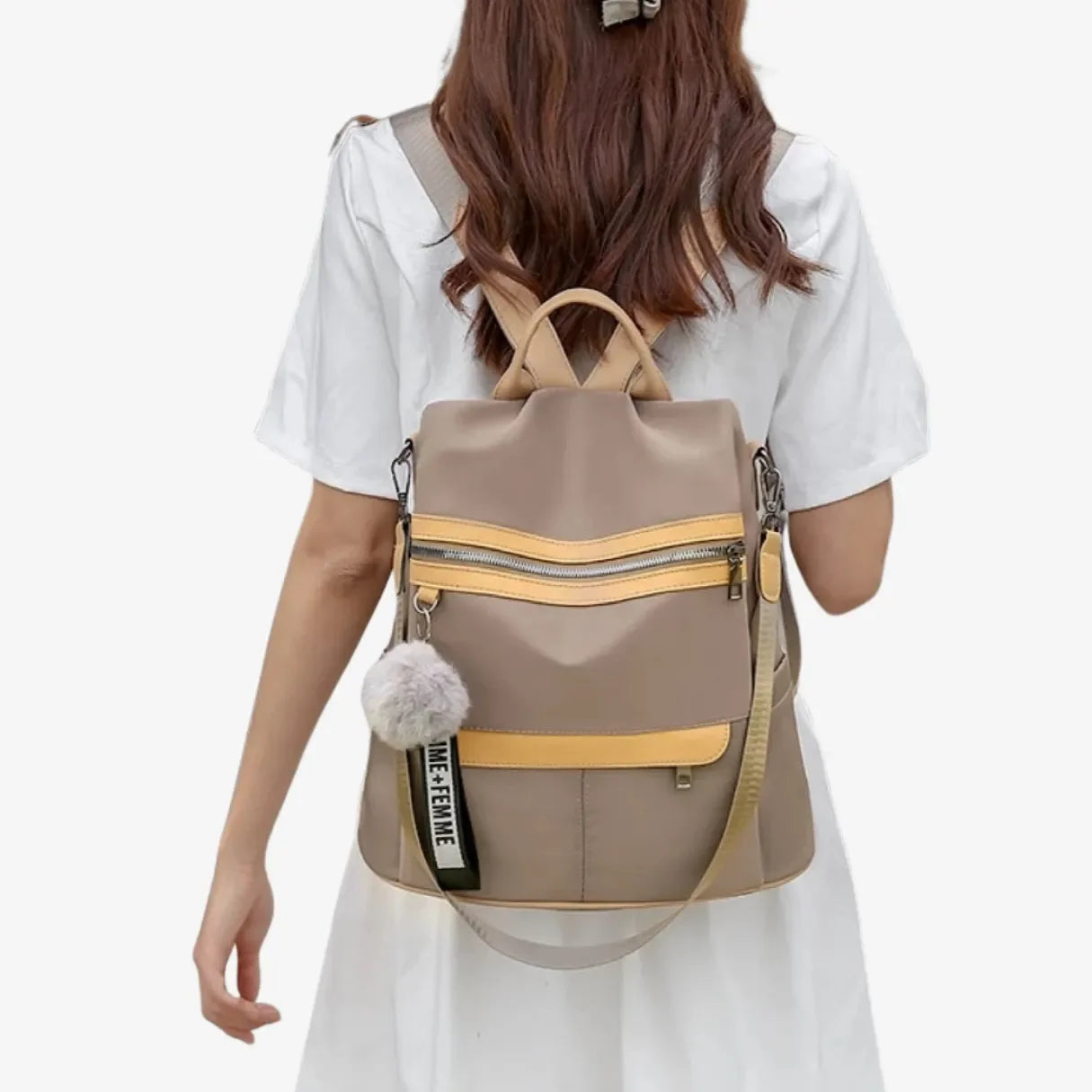 Bolsa Mochila Feminina Antifurto Impermeável 3 em 1 - PickPocket™