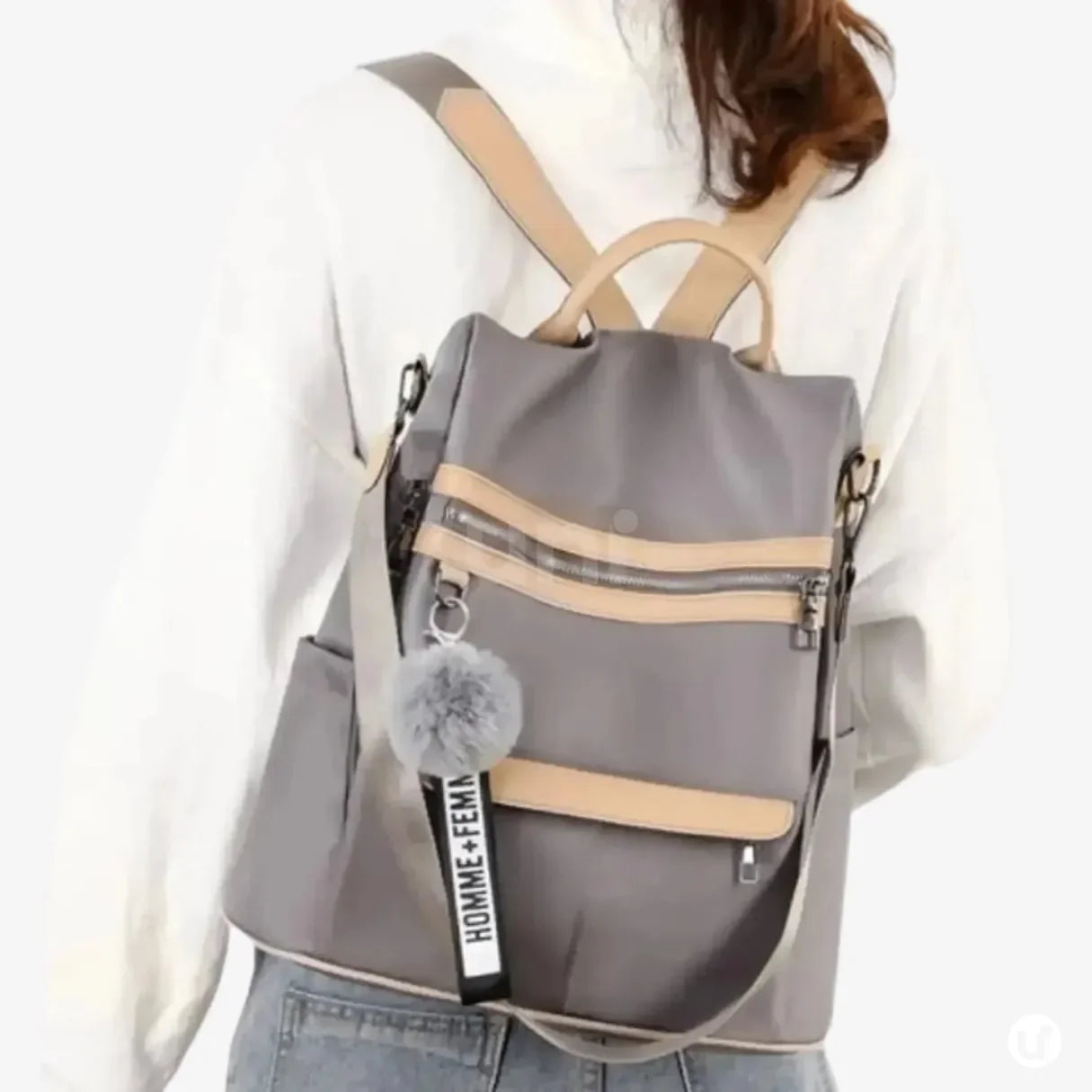 Bolsa Mochila Feminina Antifurto Impermeável 3 em 1 - PickPocket™