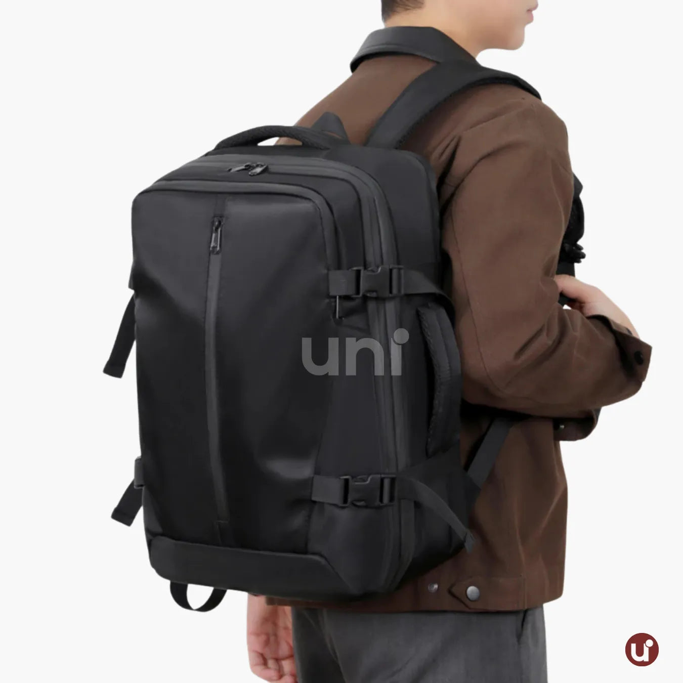 Mochila de Viagem a Vácuo Expansível 60L Mala de Bordo Impermeável