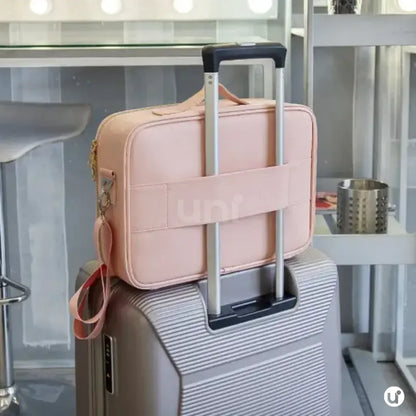 Maleta de Maquiagem Profissional Grande com Divisórias Ajustáveis - LaryBag™