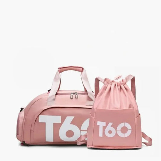 Kit Bolsa de Viagem e Academia 4 em 1 com Porta-Sapatos - Linha T60
