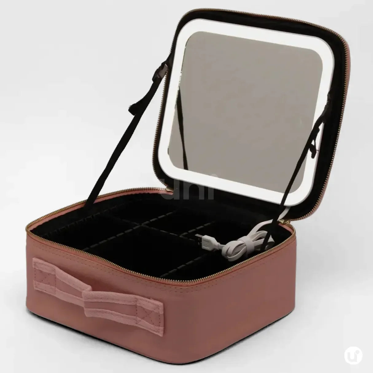 Necessaire Feminina Camarim Portátil com Espelho LED - LedBag™ 2.0