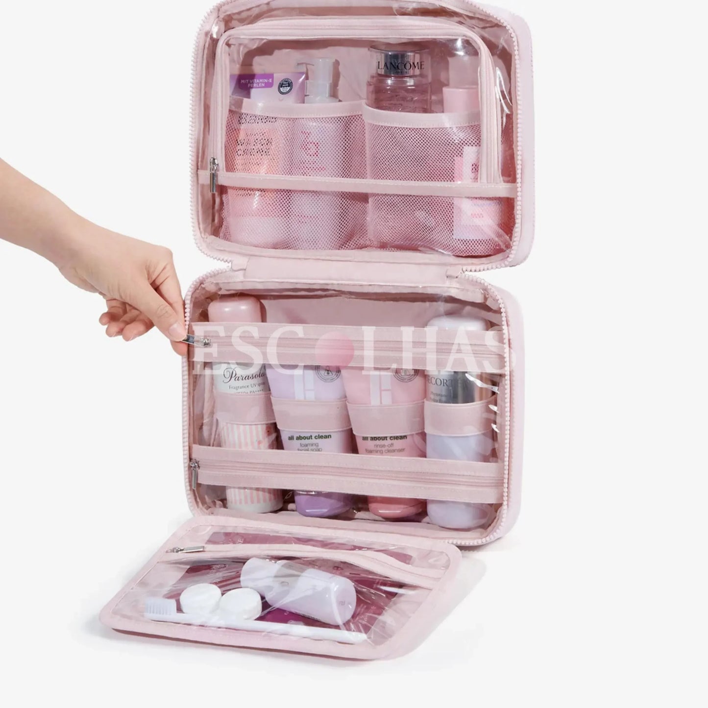 Nécessaire Porta-Joias e Higiene Multifuncional - BeautyVoyage™ 2.0