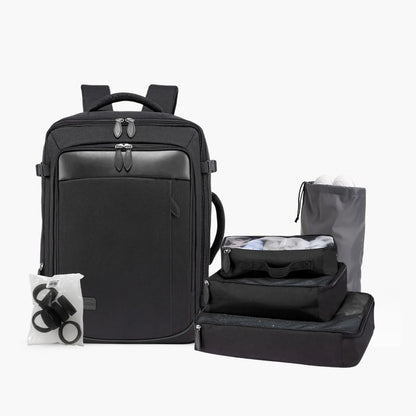 Mochila de Viagem 40L Expansível + 3 Necessaires Grátis