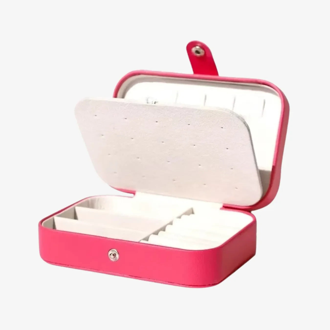 Porta-Joias de Viagem Portátil com Divisórias e Forro de Veludo - BellaBox®