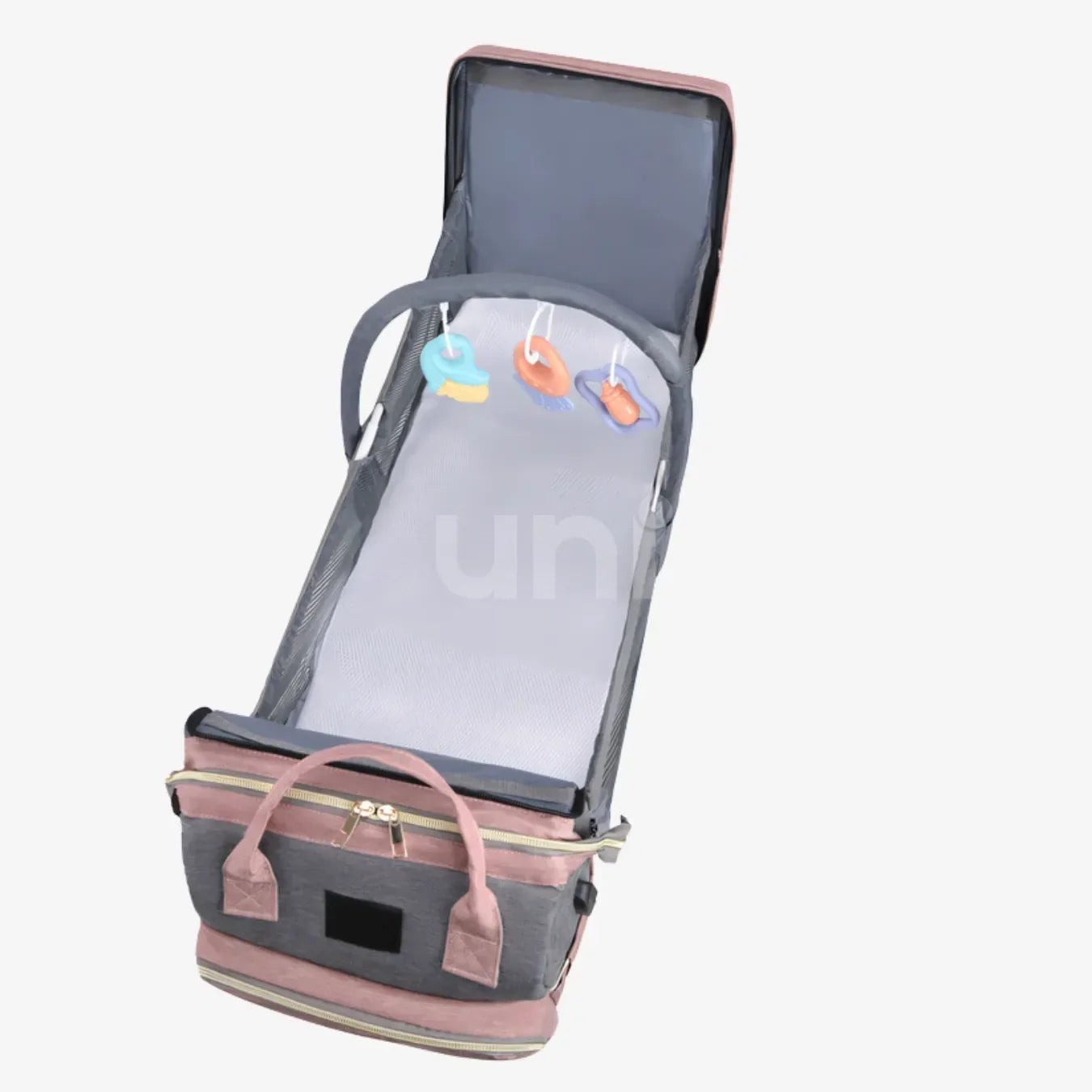 Mochila Maternidade Impermeável com Berço Portátil Térmica - BabyBoo™