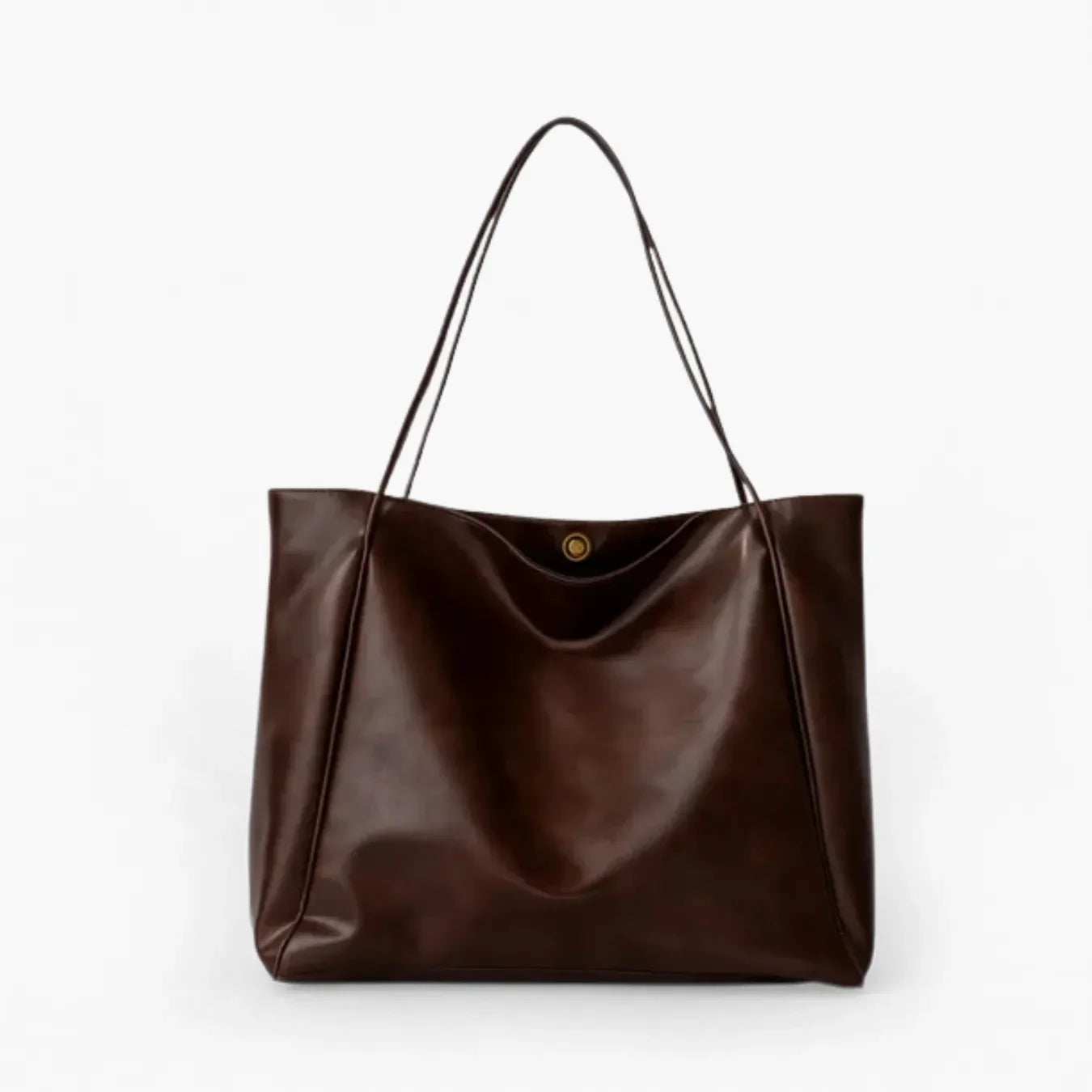 Bolsa de Couro Feminina Minimalista Grande - Morbol™