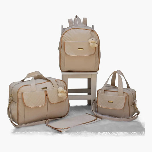 Kit Bolsa Maternidade 4 em 1 Impermeável e Térmica - Kit Mommy