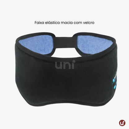 Máscara de Dormir Bluetooth com Fone e Blackout Total - Sono Profundo
