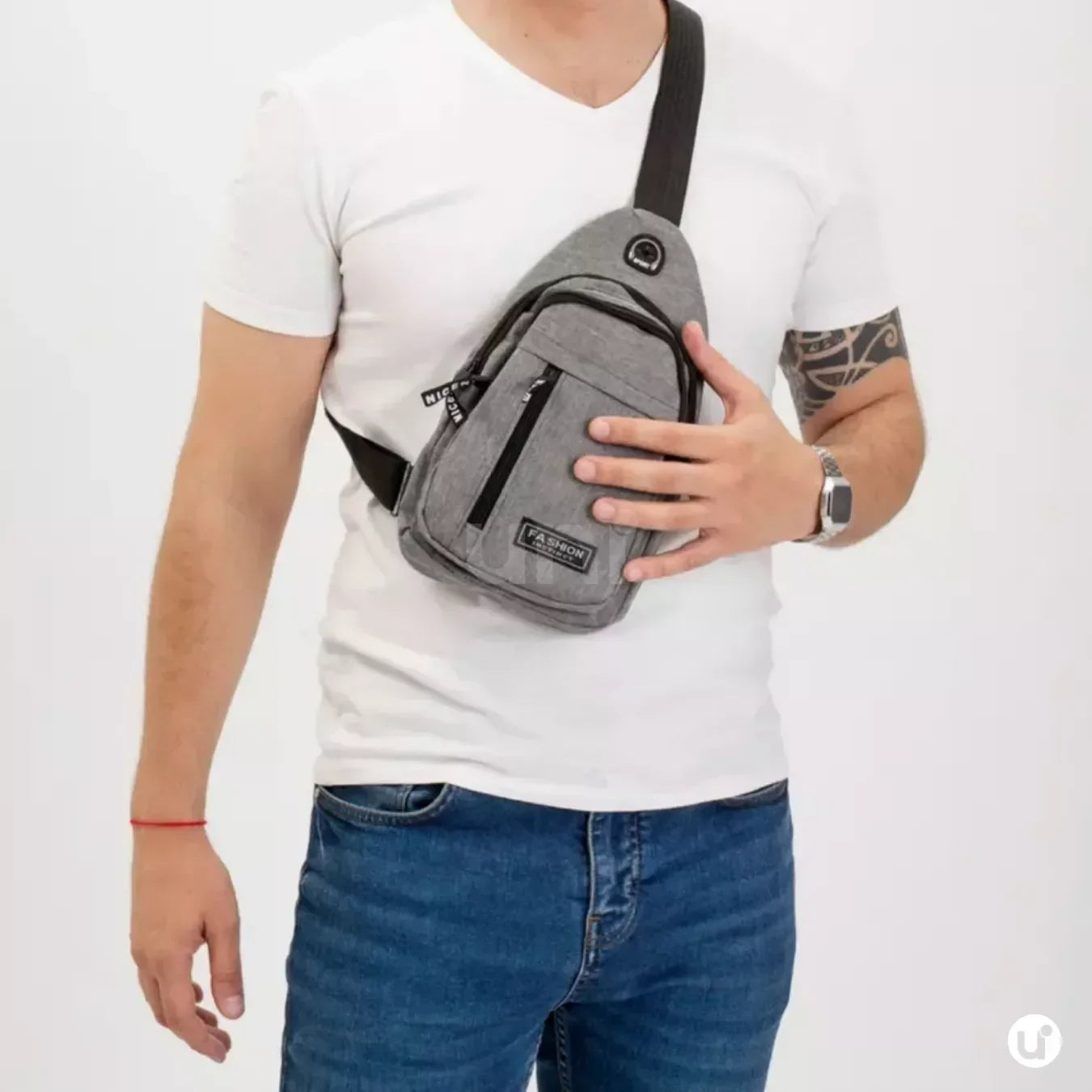 Mochila Transversal Impermeável e Antifurto para Viagem - CrossMove™