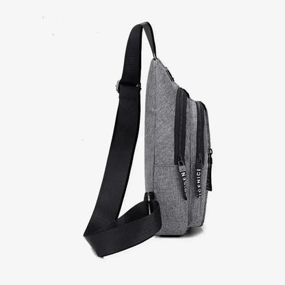 Mochila Transversal Impermeável e Antifurto para Viagem - CrossMove™