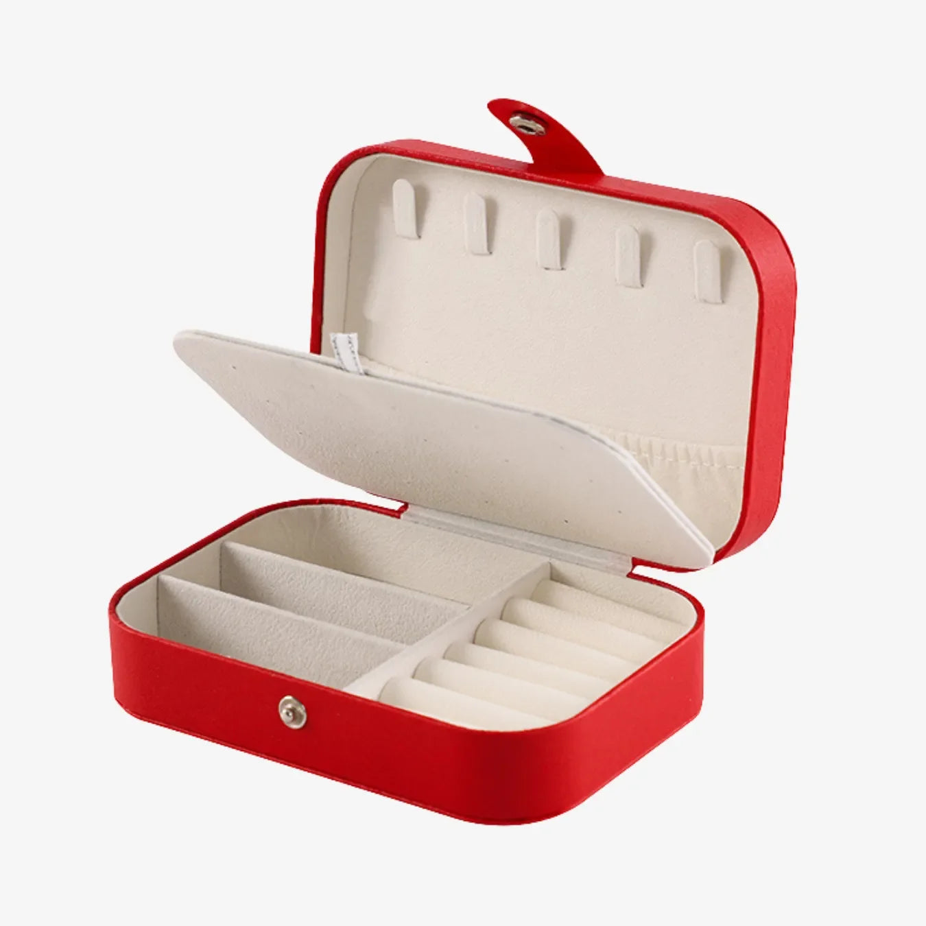Porta-Joias de Viagem Portátil com Divisórias e Forro de Veludo - BellaBox®