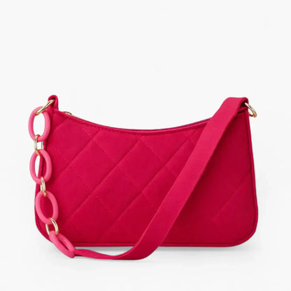 Bolsa de Ombro Hobo Minimalista com Alça de Corrente - Lovito™