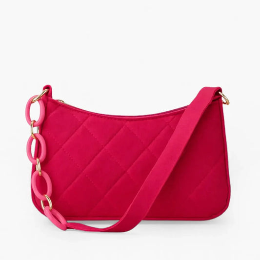 Bolsa de Ombro Hobo Minimalista com Alça de Corrente - Lovito™