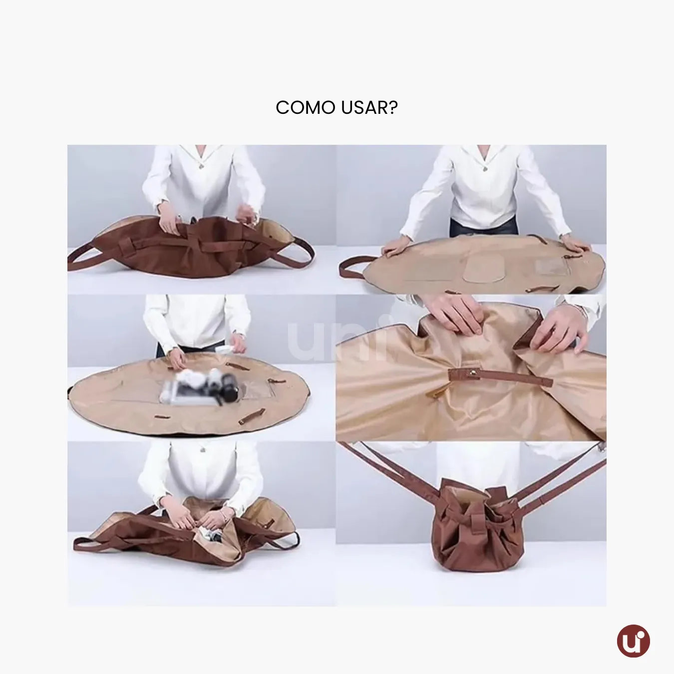Bolsa de Praia 2 em 1 Impermeável que Vira Manta - TOTED®