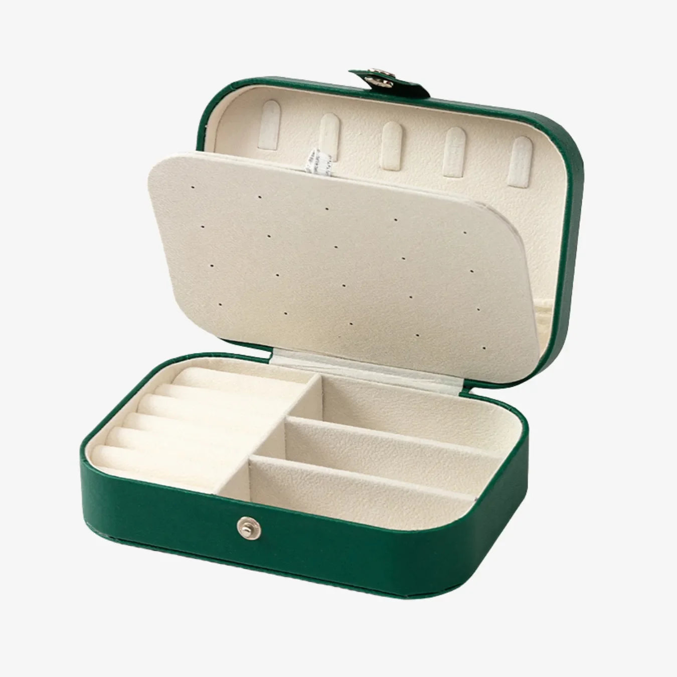 Porta-Joias de Viagem Portátil com Divisórias e Forro de Veludo - BellaBox®