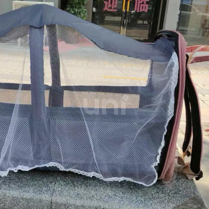Mochila Maternidade Impermeável com Berço Portátil Térmica - BabyBoo™