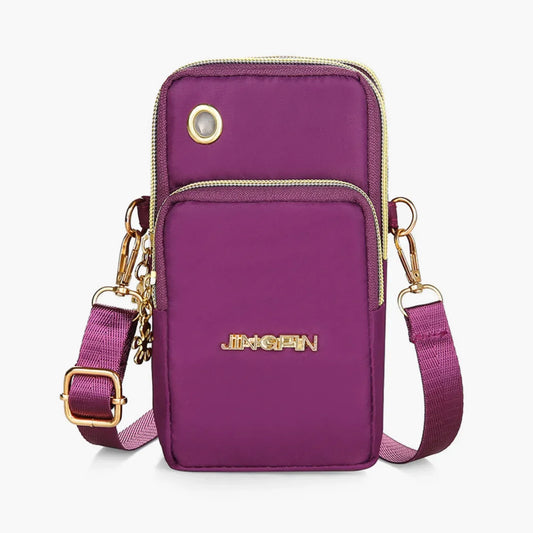 Bolsa Transversal Feminina em Nylon Impermeável Multipockets - Nybag
