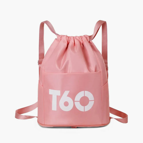 Mochila Saco Esportiva Impermeável com Bolso Antifurto - T60