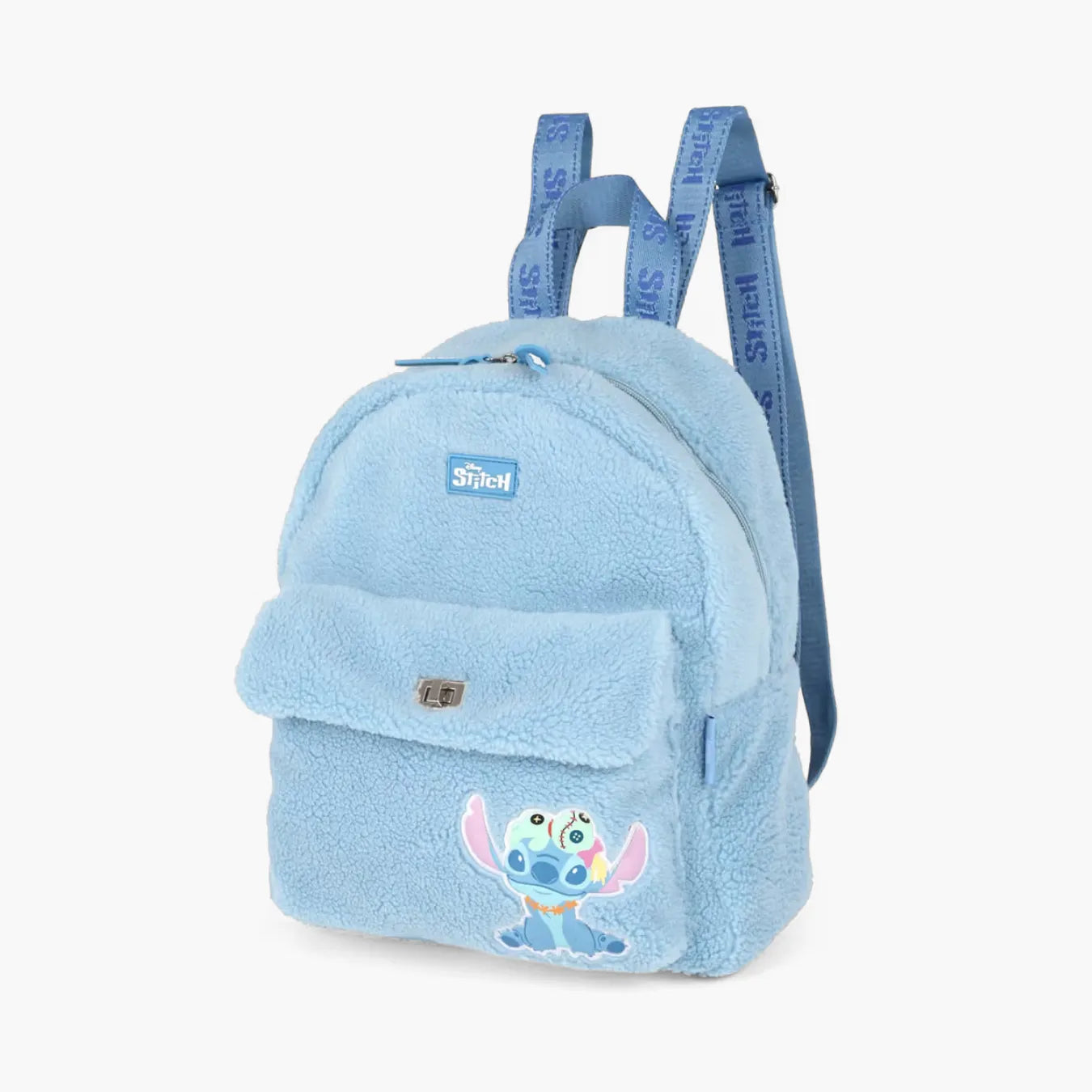Mochila Stitch Disney de Pelúcia Pequena – Toque Macio, Estilo & Conforto
