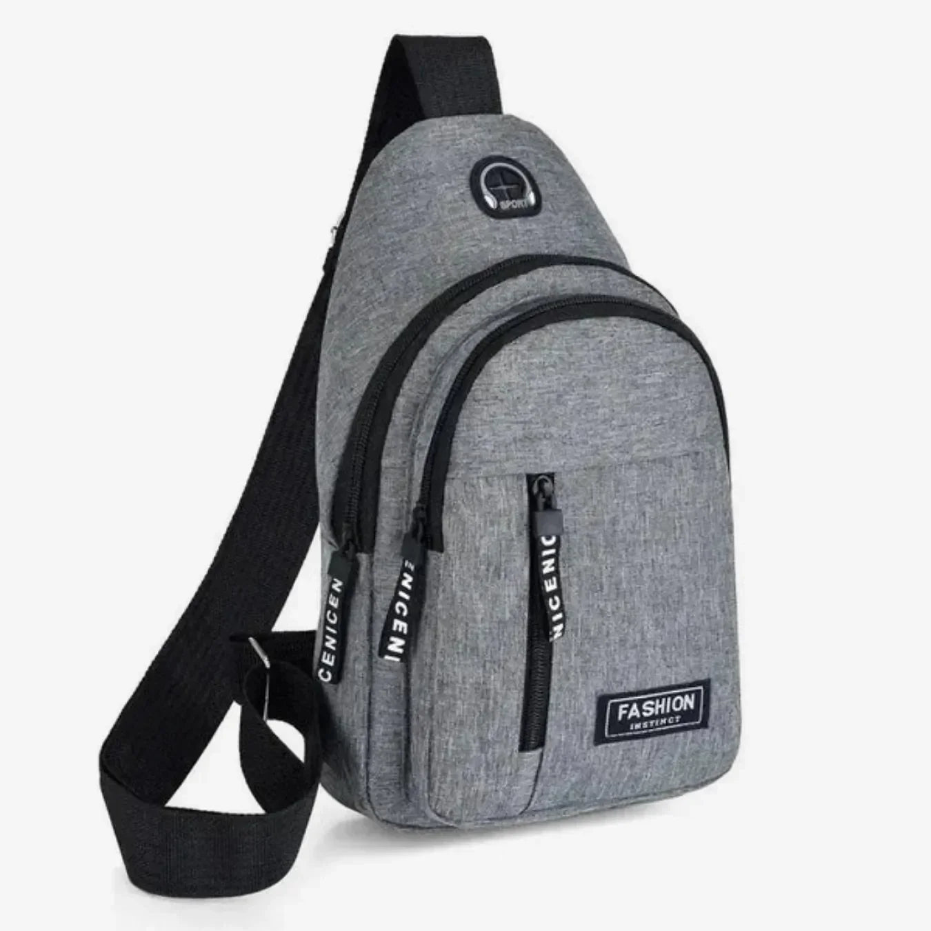 Mochila Transversal Impermeável e Antifurto para Viagem - CrossMove™