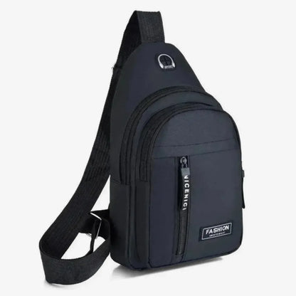 Mochila Transversal Impermeável e Antifurto para Viagem - CrossMove™