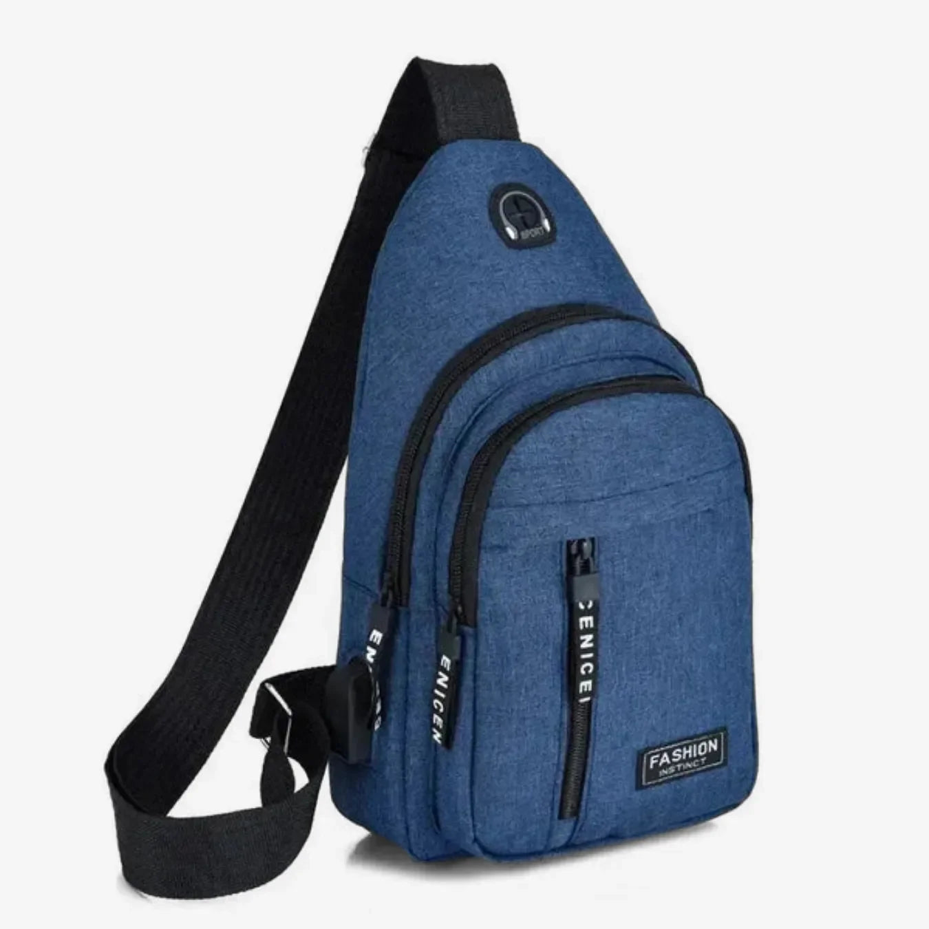 Mochila Transversal Impermeável e Antifurto para Viagem - CrossMove™