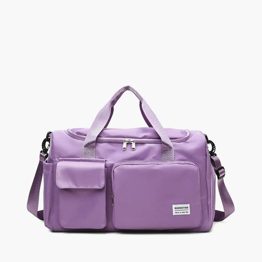 Bolsa Transversal Esportiva Feminina com Porta-Sapatos - SportFlex™