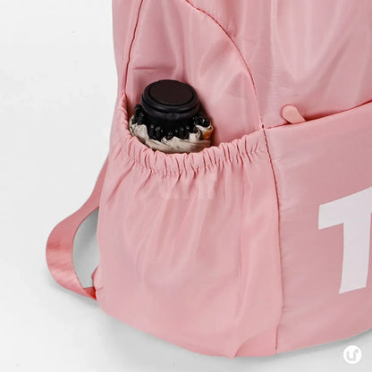 Mochila Saco Esportiva Impermeável com Bolso Antifurto - T60