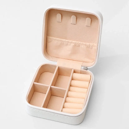 Porta-Joias de Viagem Portátil com Divisórias e Forro de Veludo - BellaBox®