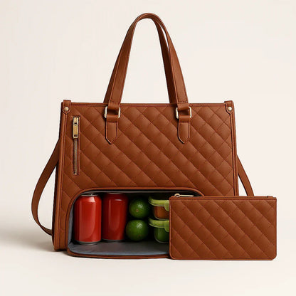 Bolsa Tote Feminina 3 em 1 para Notebook e Térmica - WorkChic™