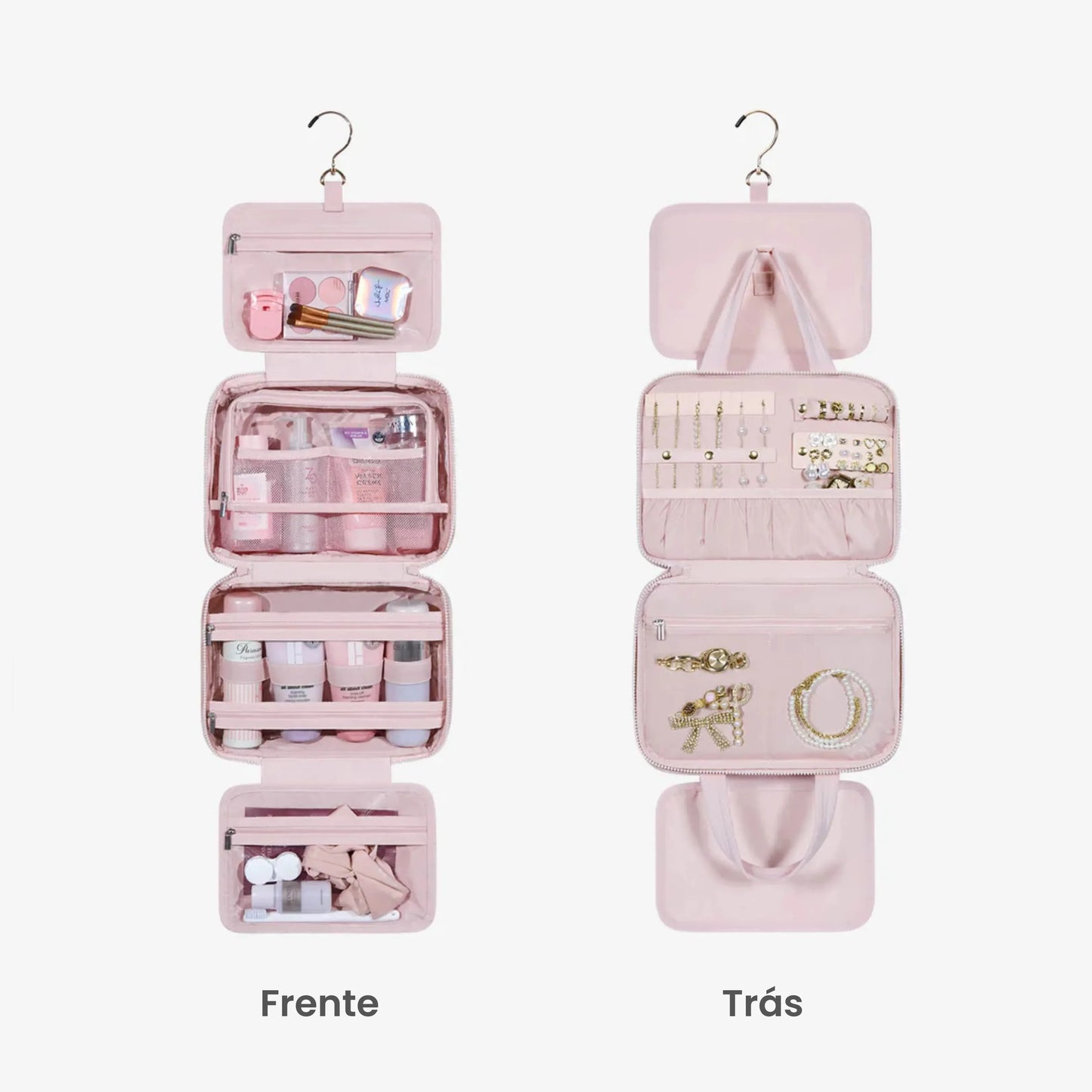 Nécessaire Porta-Joias e Higiene Multifuncional - BeautyVoyage™ 2.0