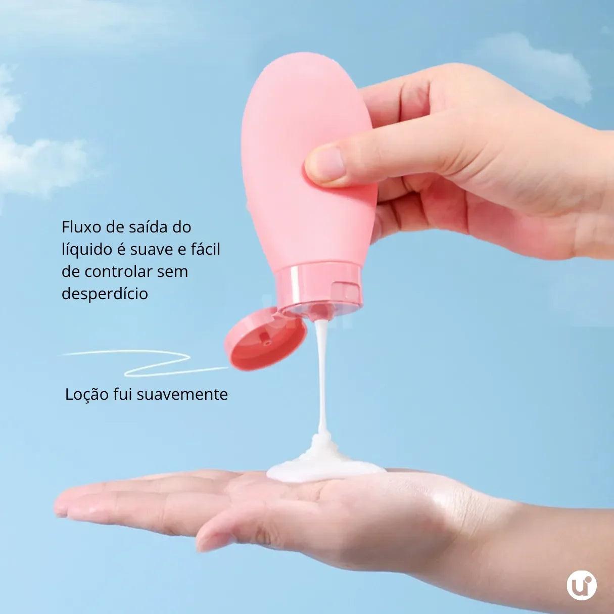 Kit de Frascos para Viagem 11 Peças Antivazamento com Necessaire Transparente
