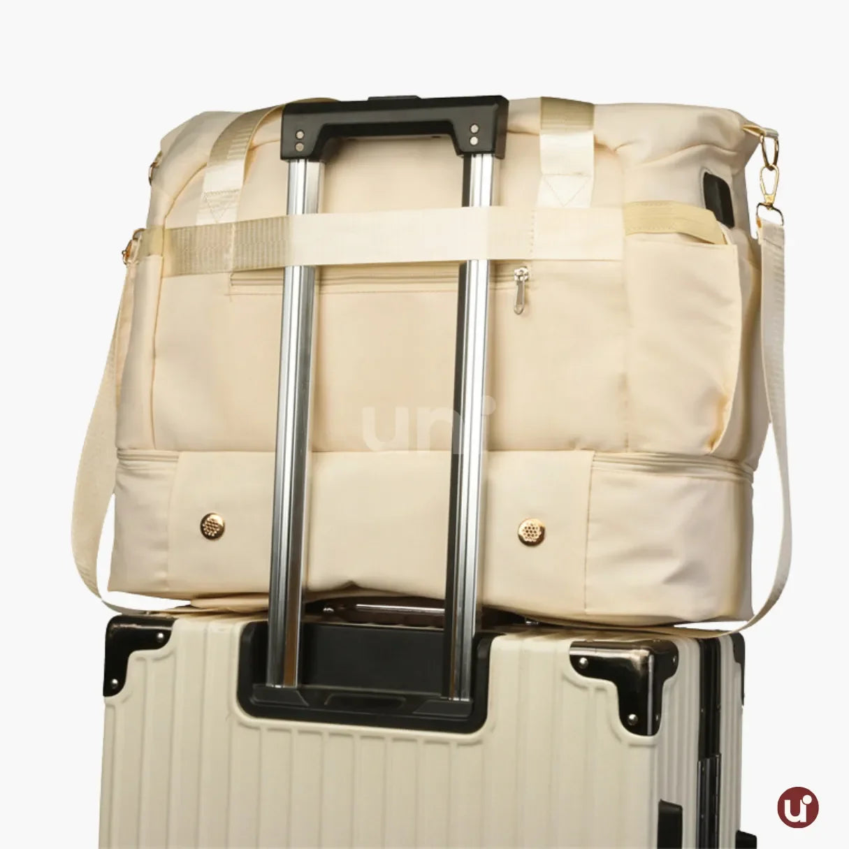 Kit Bolsa de Viagem e Academia Feminina 2 Peças com Porta-Sapatos - JenniBag™