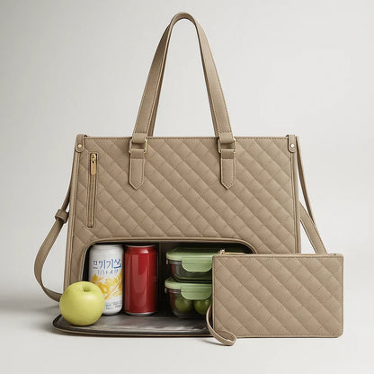 Bolsa Tote Feminina 3 em 1 para Notebook e Térmica - WorkChic™