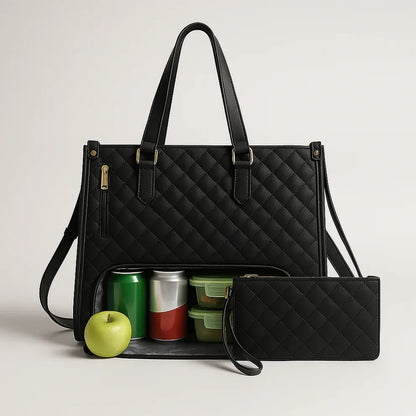 Bolsa Tote Feminina 3 em 1 para Notebook e Térmica - WorkChic™