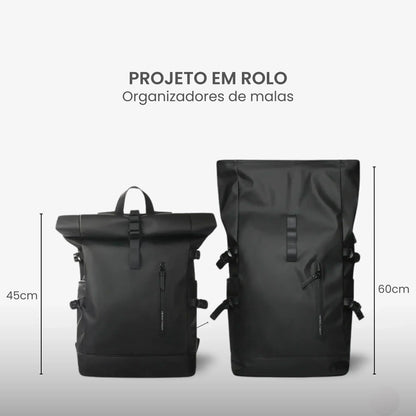 Mochila Executiva Feminina para Notebook 27L Impermeável com USB - Beckley™